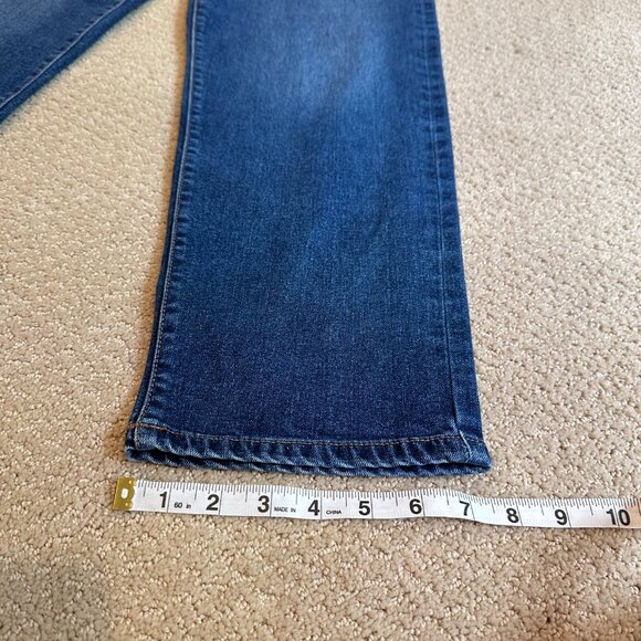 Joe's Jeans Niki Boyfriend Straight Leg Cuffable in Taffyta Size 30 Medium Wash - Picture 10 of 13